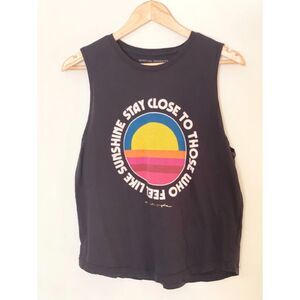 Spiritual Gangster Graphic Tank Top Size Medium Micro Modal Pima Cotton h41